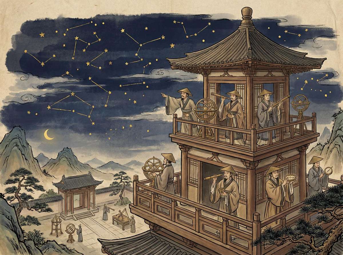 古代天文观测场景 - 南宫28
